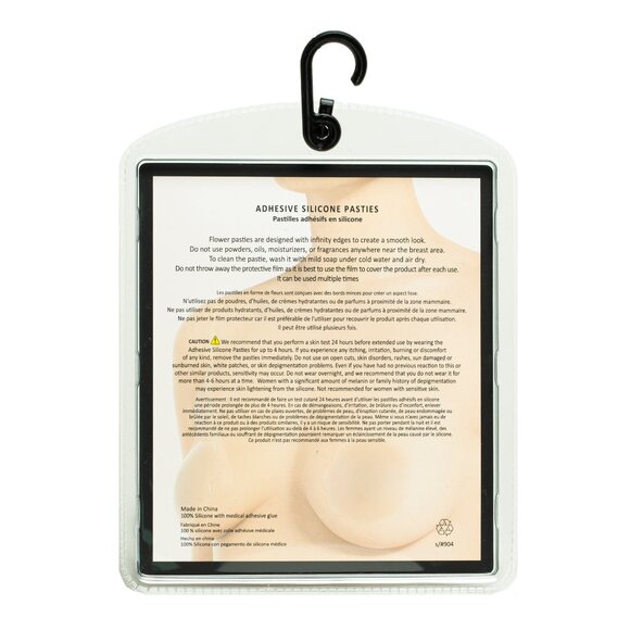 MAGIC CURVES 4" ADHESIVE SILICONE PASTIES - Picture 3 of 4